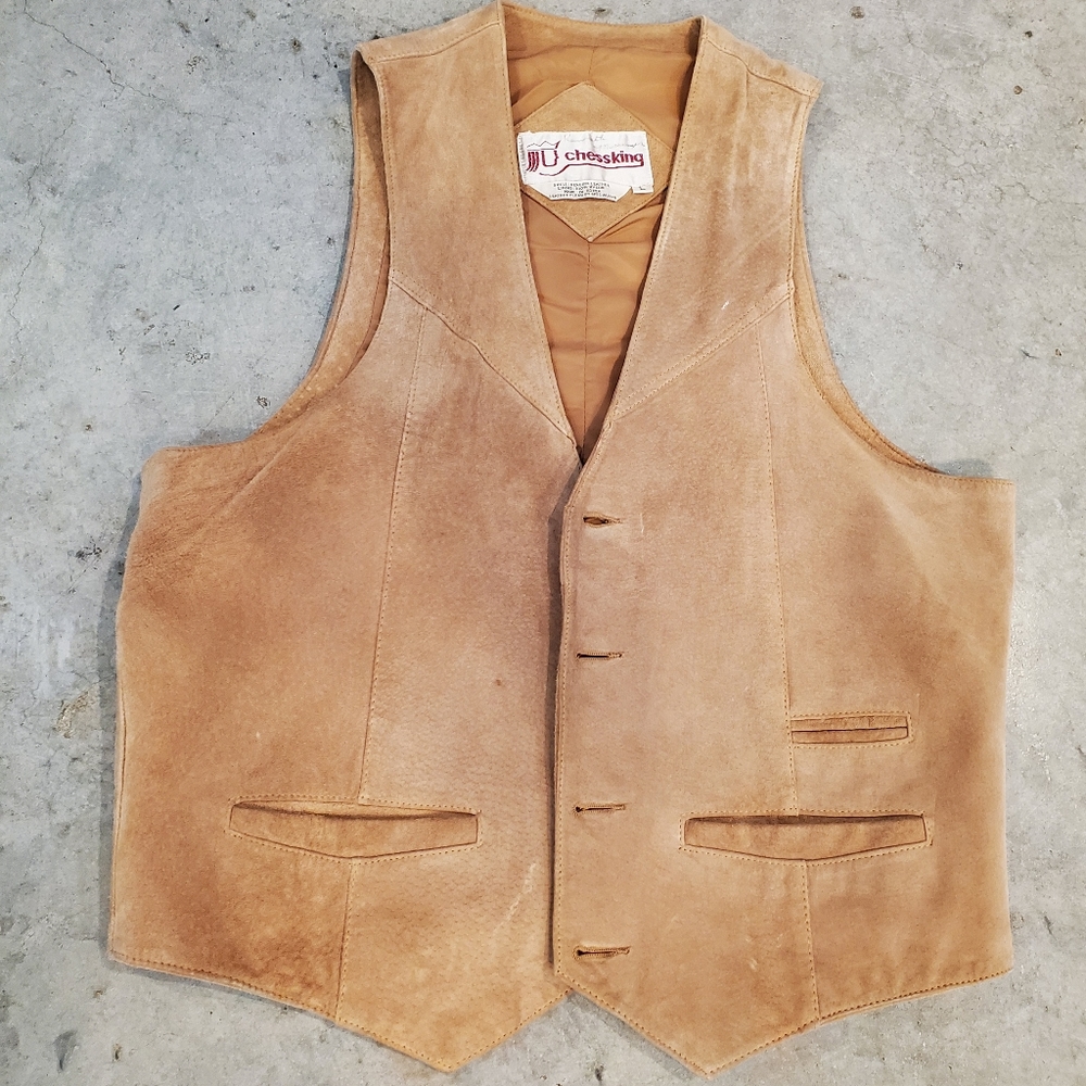 Vintage chessking vest size large womens